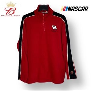 Dale Jr #8 NASCAR 1/4 Zip Fleece Pullover Med